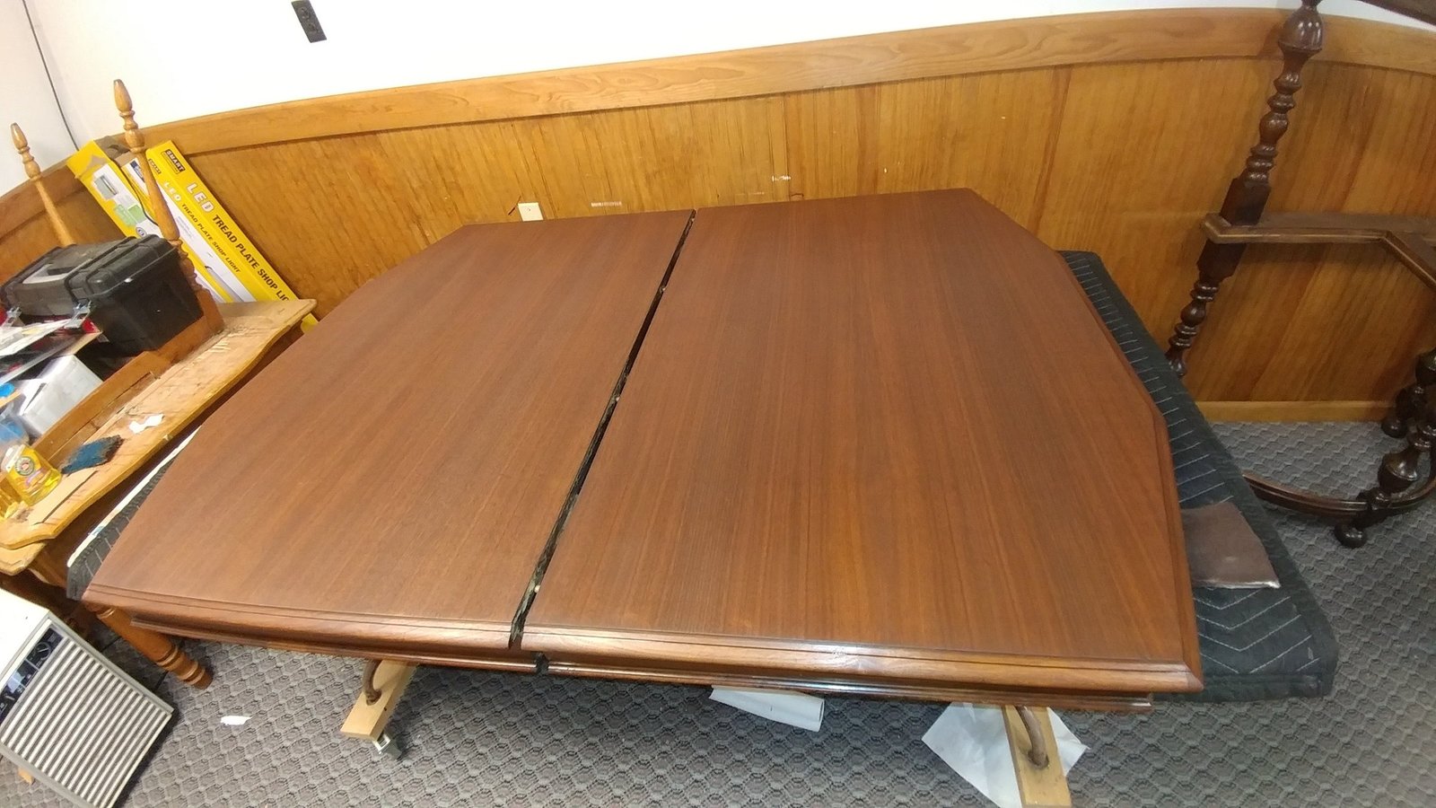 expanding dining table top restoration