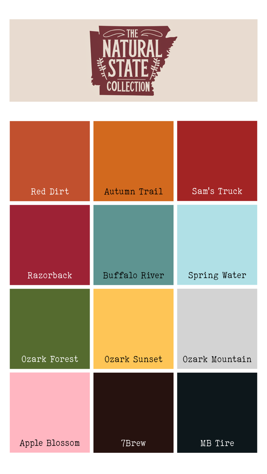 NWA Custom Paint Colors for Refinishing Furniture